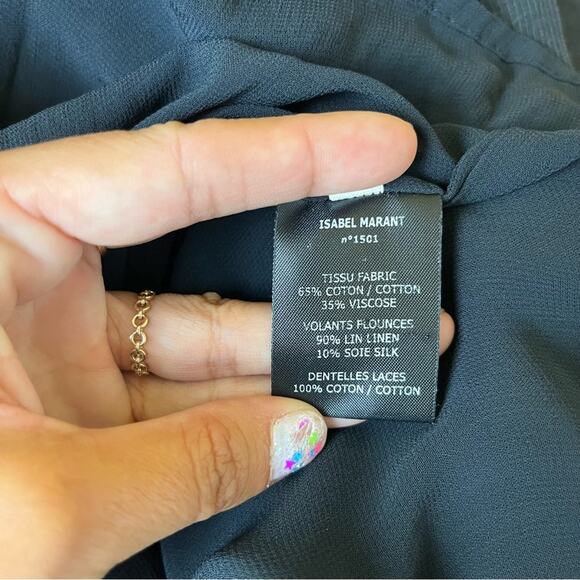 Isabel Marant Etoile Caleen Shift Dress in Black - Picture 8 of 8